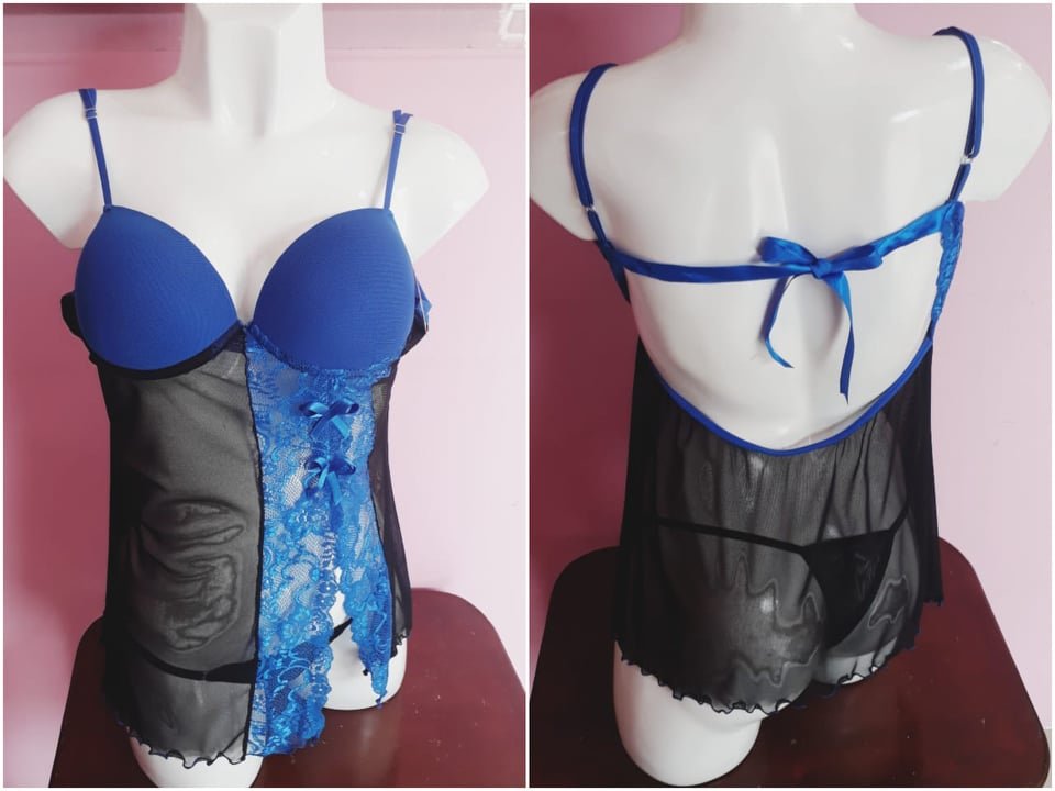 BABY DOLL ENCAJE LATERAL