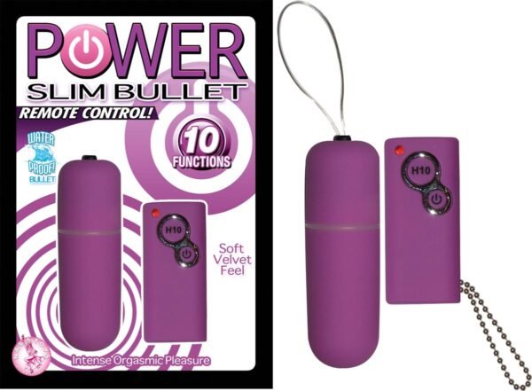 POWER SLIM BULLET REMOTE CONTROL – PURPLE