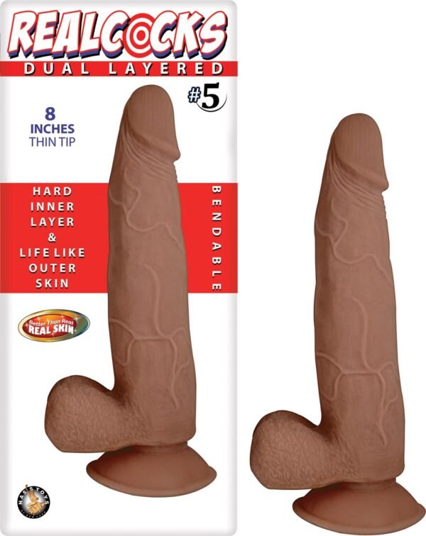 REALCOCKS DUAL LAYERED #5-BROWN – #2784-2