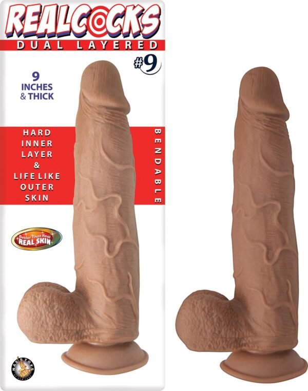 REALCOCKS DUAL LAYERED #9-BROWN – #2788-2