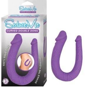 SEDUCE ME CURVED DOUBLE DONG-PURPLE