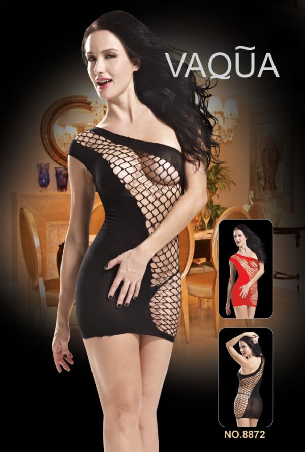 VESTIDO MALLA LATERAL