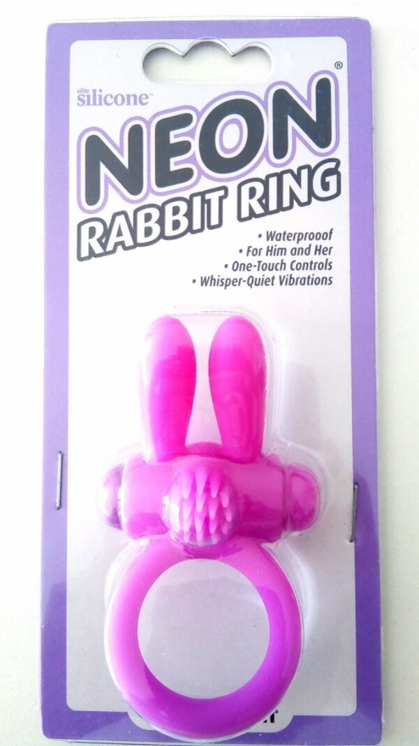 NEON RABBIT RING- PINK