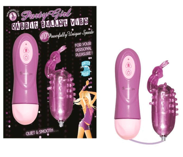 PARTY GIRL RABBIT BULLET VIBE-PURPLE