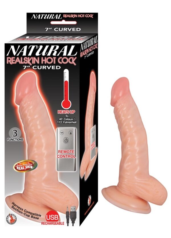 NATURAL REALSKIN HOT COCK CURVED 7