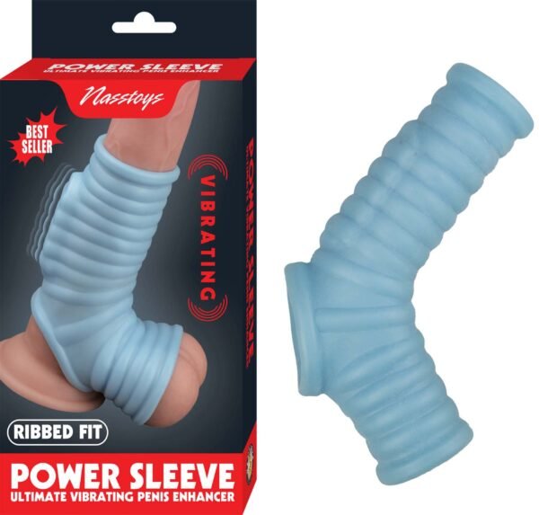 VIBRATING RIBBED SLEEVE