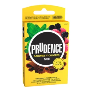 Condones Prudence Sabores y Colores