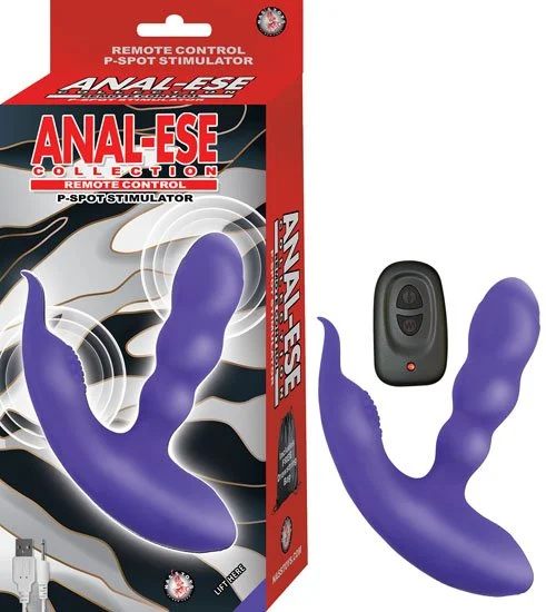 ANAL ESE COLLECTION REMOTE CONTROL P-SPOT STIMULATOR-PURPLE
