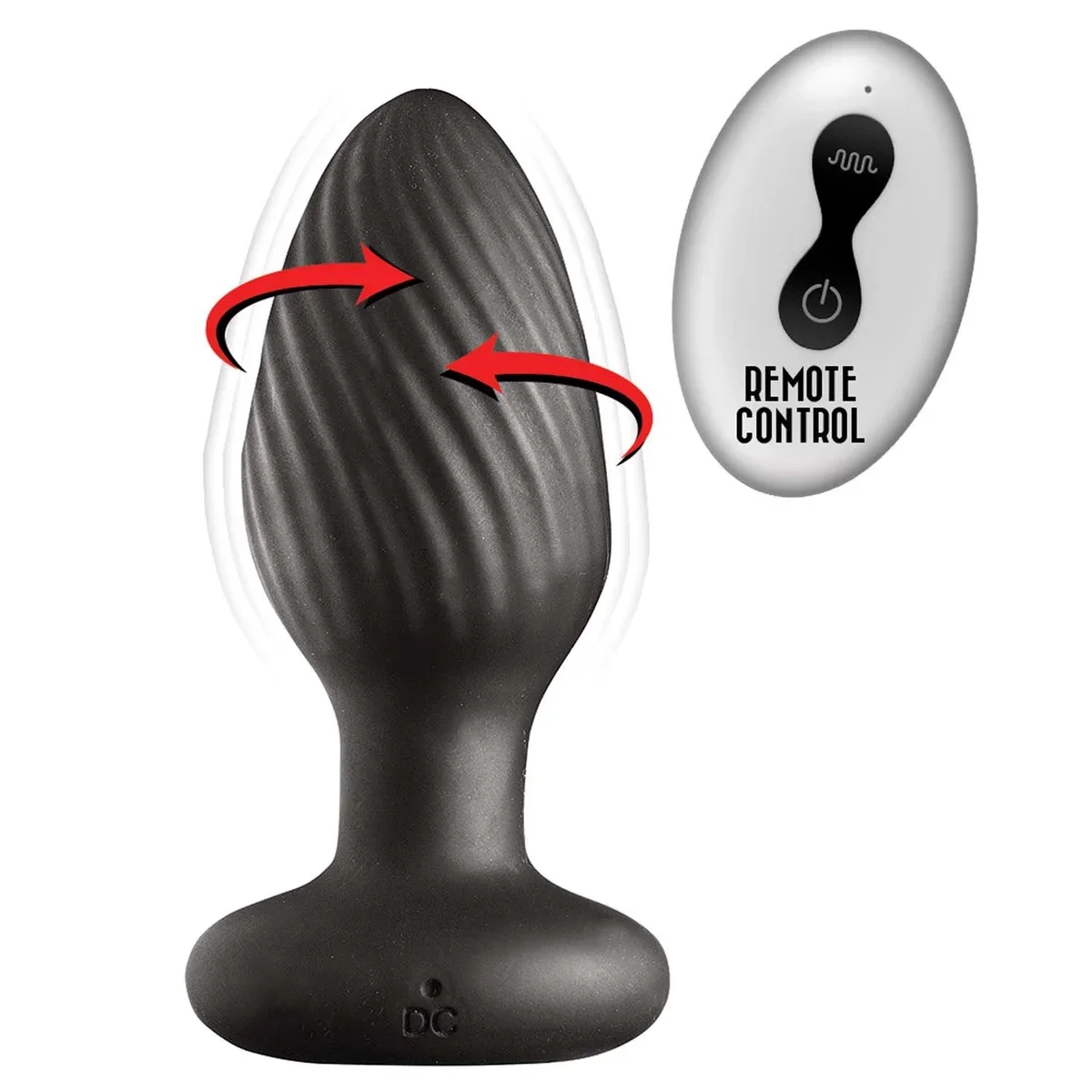 ASS-SATION REMOTE VIBRATING & ROTATING ANAL PLUG - Image 2