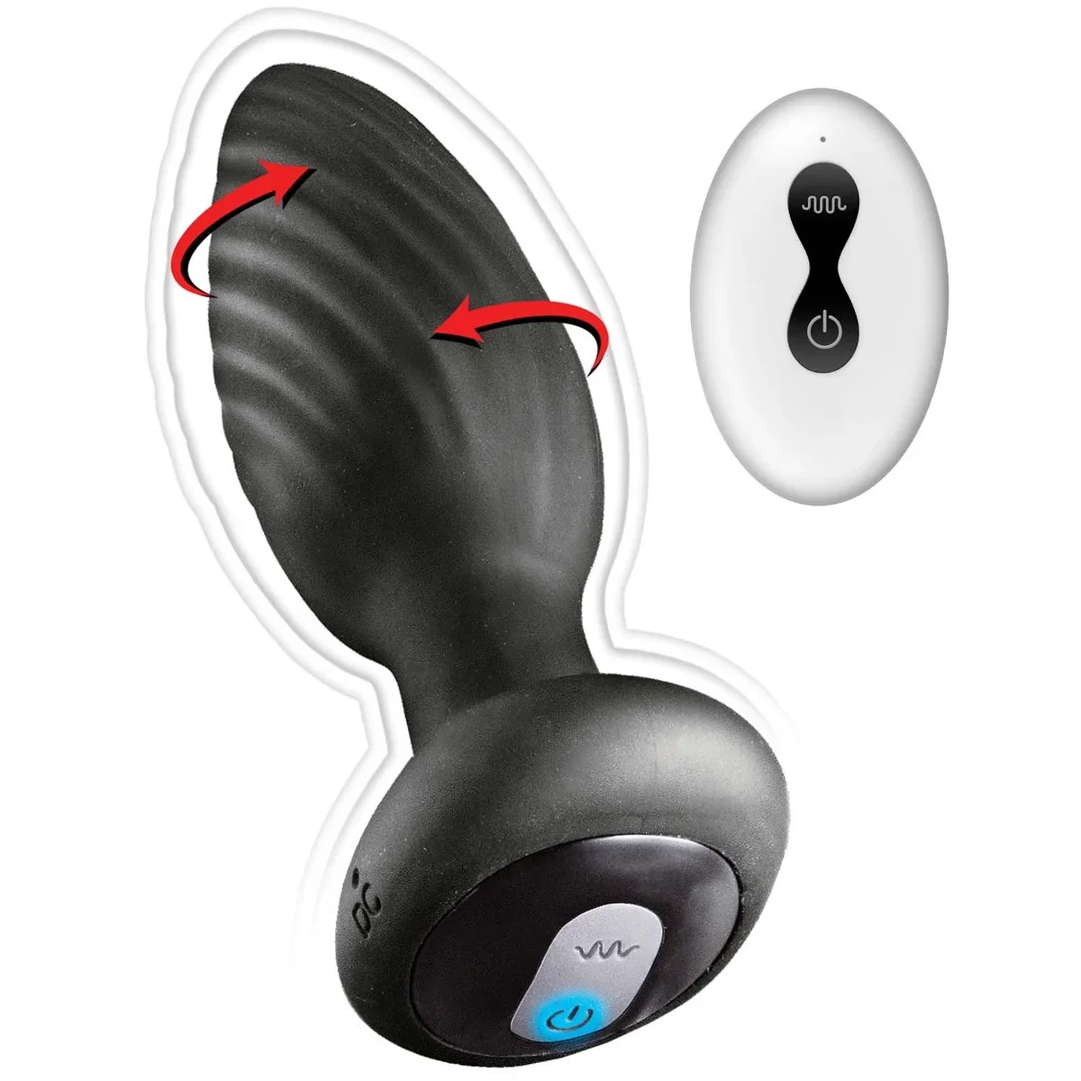 ASS-SATION REMOTE VIBRATING & ROTATING ANAL PLUG - Image 3