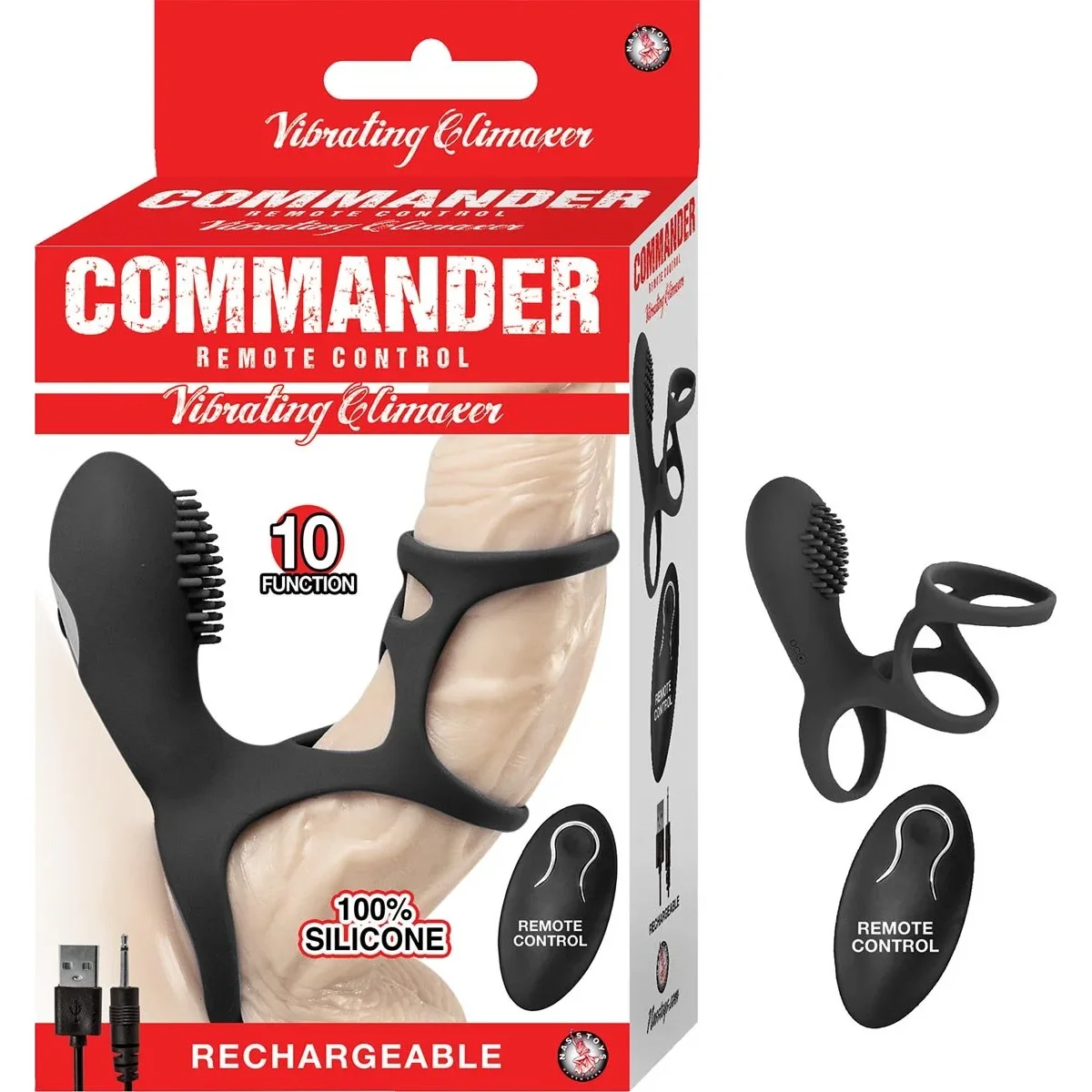 COMMANDER REMOTE CONTROL VIBRATING CLIMAXER