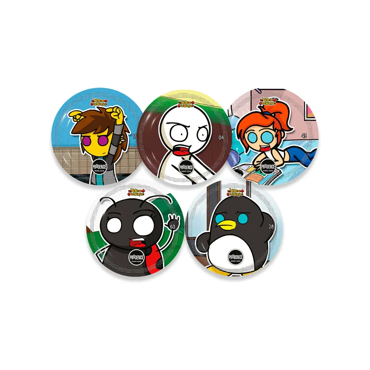 Condones Prudence Vete a La Versh Sabor y Color Chicle - Image 4