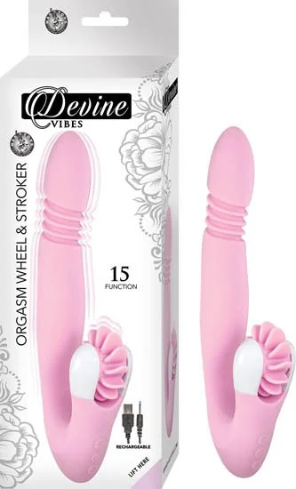 DEVINE VIBES ORGASM WHEEL & STROKER-PINK