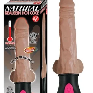 NATURAL REALSKIN HOT COCK #2-BROWN