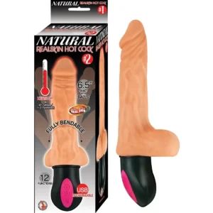 NATURAL REALSKIN HOT COCK #2-WHITE