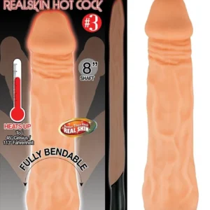 NATURAL REALSKIN HOT COCK #3 - WHITE