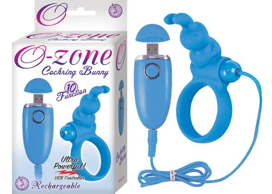 OZONE COCKRING BUNNY-BLUE