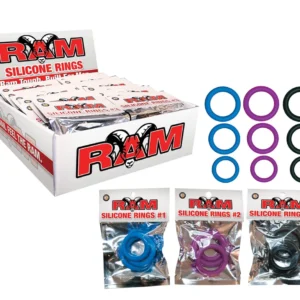 RAM SILICONE RINGS POP BOX