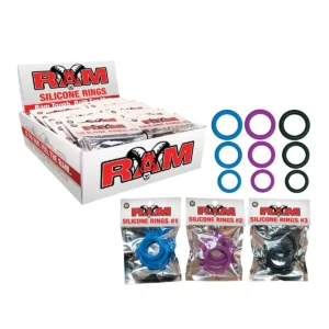 RAM SILICONE RINGS POP BOX
