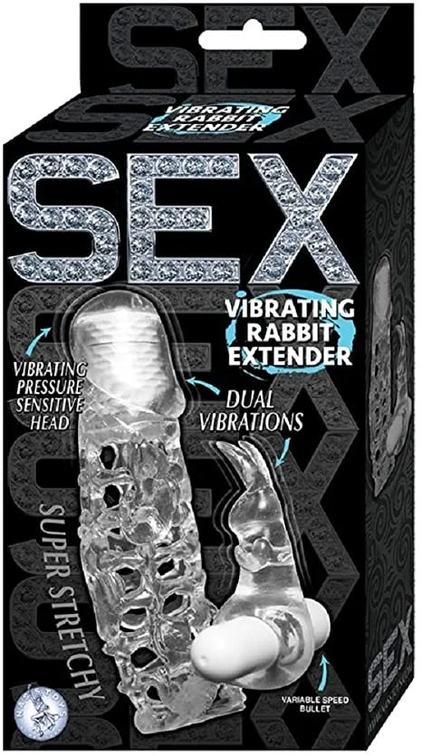 SEX VIBRATING RABBIT EXTENDER