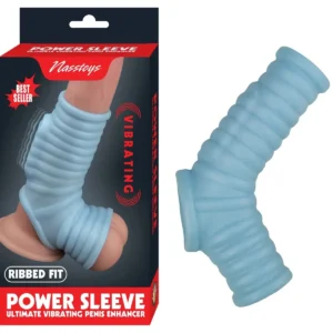 VIBRATING RIBBED SLEEVE