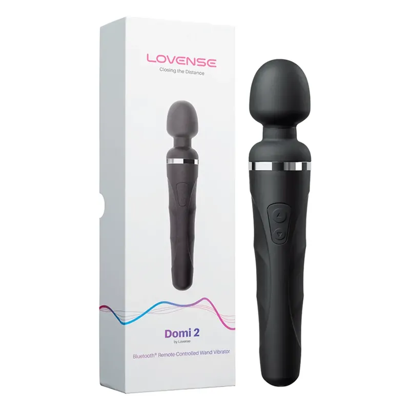 Lovense Domi 2 - Vibrador de Varita Bluetooth Potente