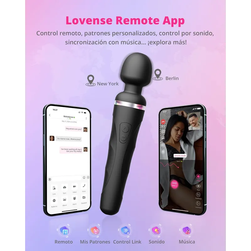 Lovense Domi 2 - Vibrador de Varita Bluetooth Potente - Image 2