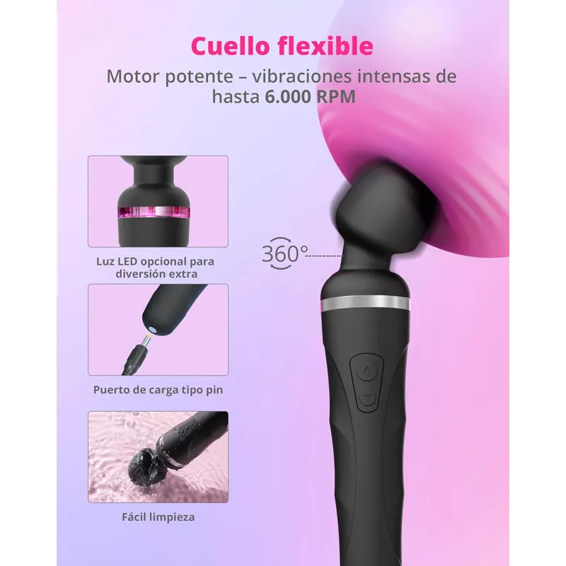 Lovense Domi 2 - Vibrador de Varita Bluetooth Potente - Image 3