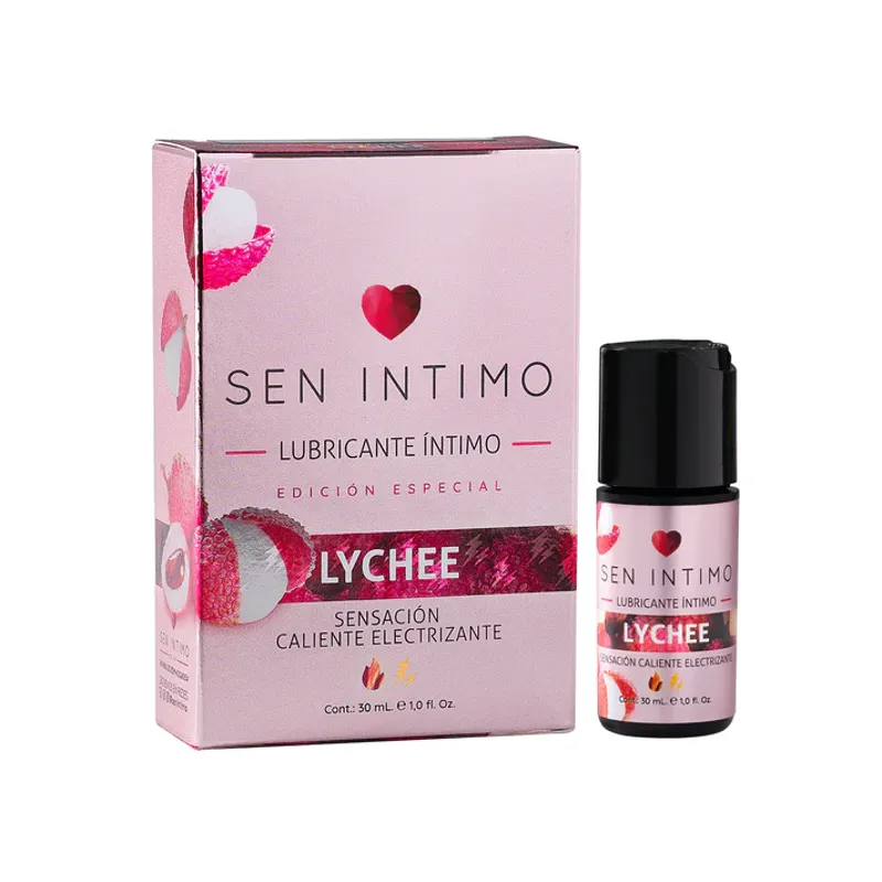 Lubricante Lychee Efecto Calor Electrizante - Sen Intimo