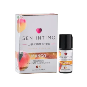 Lubricante Íntimo Mango Sen Intimo - Efecto Calor y Sabor