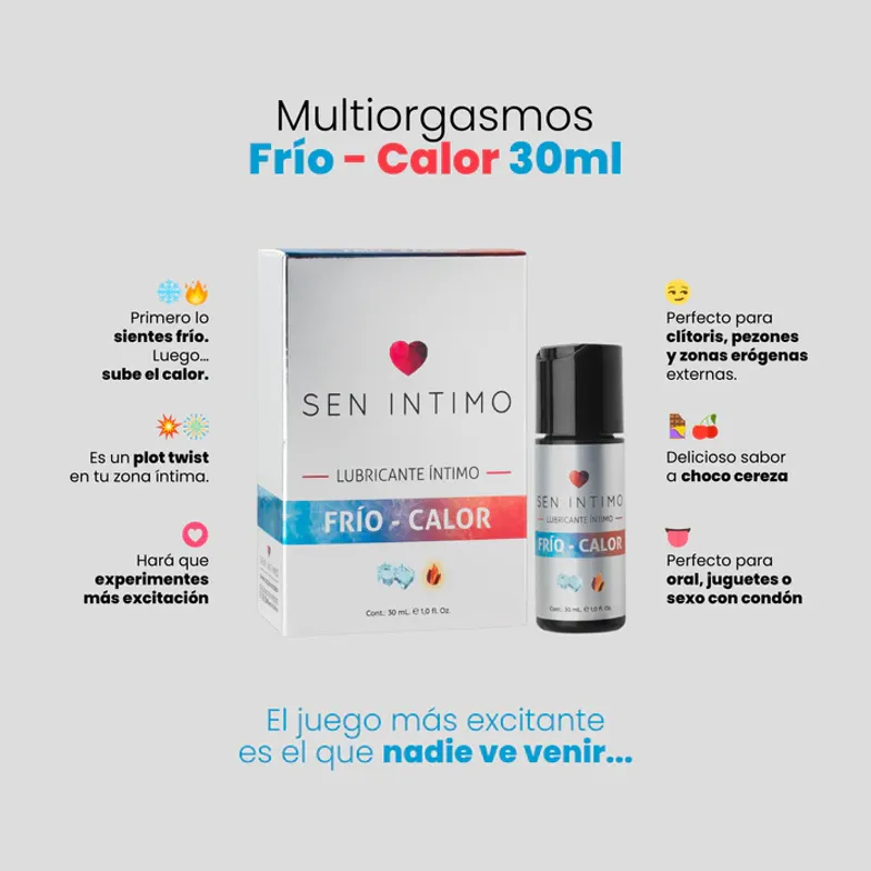 Lubricante Multiorgasmos Frío-Calor Sen Íntimo 30ml - Image 3