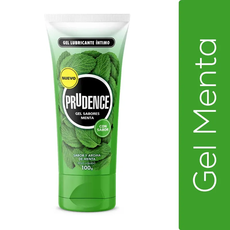 Lubricante Prudence Menta 100g - Gel Íntimo Refrescante