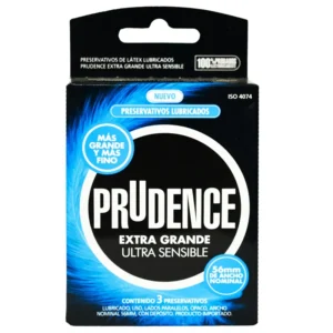 Condones Prudence Extra Grande XL - Máximo Confort