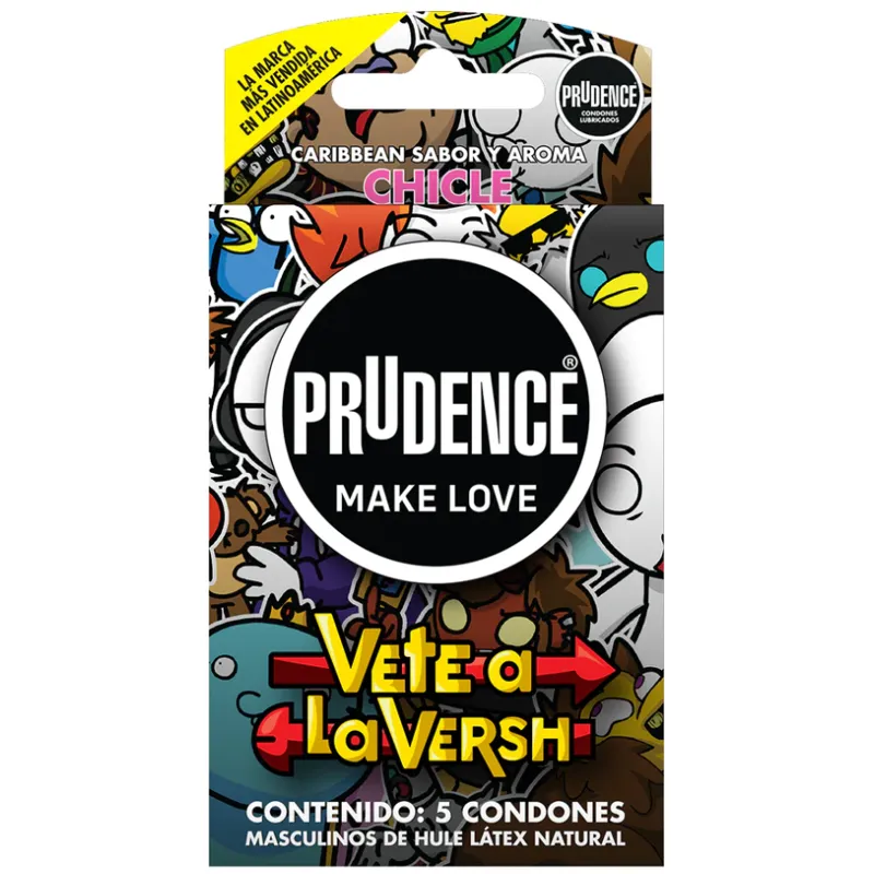 Condón Prudence Sabor Chicle - Edición Vete a la Versh