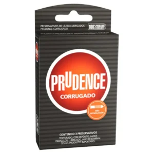 Condón Prudence Corrugado - Placer Texturizado 1 Unidad