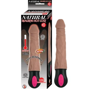 Vibrador Realista RealSkin con Calor - Placer Natural