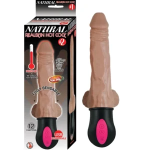 Vibrador Realista Térmico Natural RealSkin - Placer Cálido