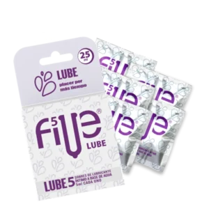 Lubricante Íntimo Lube Five Sachet - Base Agua y Sedoso