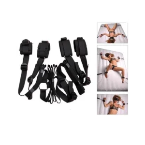 Kit de Bondaje para Cama Ajustable BDSM - Sujeción Erótica