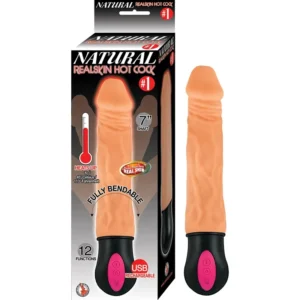Vibrador Realista Térmico RealSkin - 12 Modos de Placer